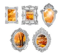 Generico Mini Picture Frames | Small Antique Photo Holder | Miniature Picture | Photography Bedroom Living Room Nursery Office School Apartment