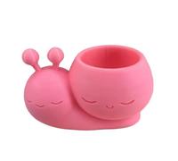 Genérico Mini Plant Ollas - Cute Snail Shaped Jarre, Tiny Flower Containers with Drenaje Hole, Glazed Cerámic Material, Whimsical Garden Ornament, Indoor Outdoor Kitchen House Desk Porch