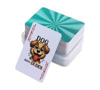 Genérico Mini Playing Cards - Waterproof Card Deck | 59g PVC Tabletop Game with Compact Size, Family Party Games with Portable Design, Card Set for Kids Teens Adults Magicians Collectors Travelers