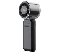 Genérico Mini Pocket Fan - Foldable 4-Speed Personal Cooling Device With LED Display | 4000mAh Rechargeable Fan For Travel, Office, Camping | Gift For Family, Friends, And Daily Use
