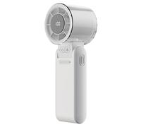 Genérico Mini Pocket Fan - Foldable 4-Speed Personal Cooling Device With LED Display | 4000mAh Rechargeable Fan For Travel, Office, Camping | Gift For Family, Friends, And Daily Use