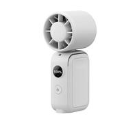 Generico Mini Portable Clip Fan Rechargeable Handheld Adjustable Rotation ABS 12.6×4.9×5.6cm 5V USB Personal Cooling Fan For School Travel Outdoor Use