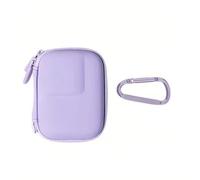 Genérico Mini portátil de la Caja de Almacenamiento para dji Osmo Acción 6 Cámara de Viaje Estuche Impermeable de la Cubierta Protectora de Accesorios para la Cámara (Purple)