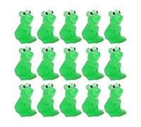 Genérico Mini Ranas | 15 Piezas de Resina Tiernos Que Brillan en la Oscuridad,Ranas En Miniatura | para Patio Jardín Terraza Escritorio Estantería Exterior
