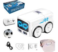 Genérico Mini RC Bus,Intelligent Remote Control Gesture Sensing Toy Car,Small Tracks RC Cars,with LED Lights,Dual-Mode Hand Controlled Cartoon Toy Car,Ideal Birthday Gift (White)