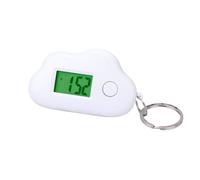 Generico Mini reloj - Alimentado a batería con llavero, reloj digital portátil con llave - Para casa, cocina, mesilla de noche, oficina, escuela, dormitorio exterior, viaje, camping, gimnasio, niños