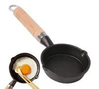 Genérico Mini Sartén - Sartén De Hierro Fundible, Sartén De Huevos Antiadherente | Cocción A Calor Uniforme Con Diseño Compacto, Cocina, Desayuno, Cocina, Casa, Camping, Exterior