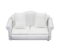 Genérico Mini Sofa - 1/12 Scale Couch with Pillow Upholstered Armchair For Living Room Decor | Play Furniture Toys For Girls and Boys, Creative Accessories
