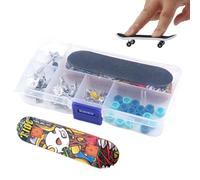 Generico Mini Tabla de Skate para Dedos - Juguete antiestrés para Dedos | Mini monopatín en Miniatura para Principiantes, Apto para casa, Escuela, Sala de Juegos, Interior, Exterior y
