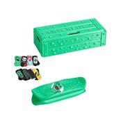 Genérico Mini Tabla magnética para Dedos: diversión, Mini monopatín de Bolsillo, Tabla de Surf para Dedos, portátil para aliviar el estrés, para Trucos, Viajes y Jugar en el Escritorio. (Green)