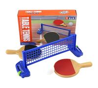 Genérico Mini Table Tennis Game Set | Tabletop Ball Sports Game,Interactive Table Tennis Toy, Educational Entertainment Supplies For Travel Office School Party Birthday Parties Family Teens