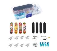 Genérico Mini Tavola Da Skate per Dita | 0,91 pollici Giocattolo Antiestrés per Fingerboard | Mini Monopatín Realistici | per CASA Scuola Feste Sala Giochi Interno Esterno Compleanno