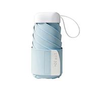 Genérico Mini Travel Umbrella - Compact Foldable Rain for Sun Protection UPF 50+ | Lightweight Portable Canopy with Wind Resistant Frame, Small Pocket Size for Bag Backpack Daily Commute Use