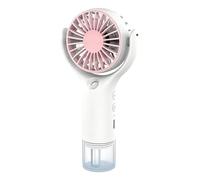 Generico Mini ventilador con nebulización, nebulizador refrescante recargable USB con 3 velocidades, pulverizador de agua portátil | Para playa, viajes, camping, terraza, jardín, exterior, oficina