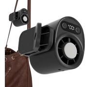 Genérico Mini Ventilador De Pinza, Recargable Y Pantalla Digital, Mini Ventilador Con Pinza 100 Velocidades, Para Hombres Mujeres Niños Mayores Viajes Festivales De Música Ciclismo Jardinería