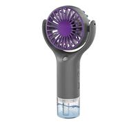 Generico Mini ventilador nebulizador, nebulizador refrescante recargable USB con 3 velocidades - Pulverizador de agua portátil, para playa, viajes, camping, terraza, jardín, exterior, oficina