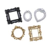 Genérico Mini Vintage, 5 Piece Elegant Tiny Photo Antique Style, Miniature for DIY Jewelry Display Photography Party Hotel Home Wall Gallery Museum Decorative Craft Collectibles