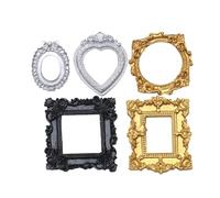 Genérico Mini Vintage, 5 Piece Elegant Tiny Photo Antique Style, Miniature for DIY Jewelry Display Photography Party Hotel Home Wall Gallery Museum Decorative Craft Collectibles