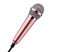 Genérico Mini Vlog - Aluminum Alloy Microphone 5.8x1.8x1cm, Portable Lightweight | Compact Earphone Microphone, Speech Recording Live Streaming Podcast Studio Filming Travel Office Outdoor Content R