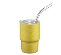 Genérico Mini Water Bottle - Thermal Travel Cup, 3 oz Stainless Steel Mug with Removable Straw, Vacuum Insulated with Secure Lid, Drinkware for Coffee Juice Smoothies Travel Gym Office Daily Use