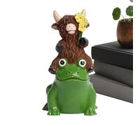 Genérico Miniaturas de Resina | Figuras Animales Divertidos y Lindos, de Mesa Figuras Miniaturas de | para Oficina Casa Estantería Dormitorio Jardín Balcón Interior Exterior