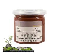 Genérico Miniature Basing Sand Mud - 200ml Simulation Earth, Texture Modeling Material | Desert Wilderness Scenery Crafting Supply, Plain Terrain Art Craft for Women Men Teenagers Over 14 Hobby