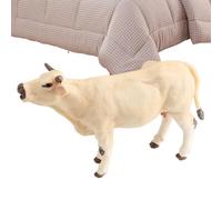 Genérico Miniature Cattle Figurine | Realistic Figure For Garden Miniatures,Cattle Figurines Collection Animal Model, Birthday Goodie Bag Fillers Cake Decorations