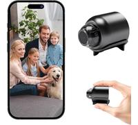 Genérico MinicamÉra espion, camÉra HD 1080p, cámara espía de vigilancia Interior y Exterior WiFi, se Puede Ver a través del teléfono móvil App, con detección de Movimiento de visión