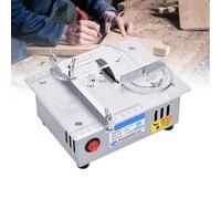 Genérico Minisierra de Mesa Profesional, cortadora de Escritorio pequeña para Manualidades, proyectos de Bricolaje y Aficionados a la carpintería (Blanca)