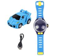 Genérico Mire el Coche de Control Remoto, mire el Coche de Juguete de Control Remoto - Divertido de de Reloj RC | Juguete teledirigido con Carga USB, teledirigido de muñeca pequeña de 2,4 G