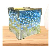 Genérico Mirror Night Light - Flower Shaped Mirror Lamp With LED Glow | Decorative Cloud Lamp For Bedroom, Desk, Kids Room, Living Room, Home Ambience, Night Decoration And Soft Lighting