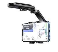 Genérico Mirror Phone Clamp, 1 Unit Clip For Driver Safety, Folding Holder