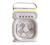 Genérico Misting Fan - ABS 24x17x7.5cm | Personal Desk Humidifier Fan With 450ml Water Tank | 3-Speed Portable Handheld F́an For Students Men Women Elderly Adults Teens Home Office Travel