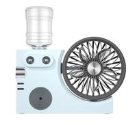 Genérico Misting Fan Usb Rechargeable, Table Cooling Air Circulator, Mist Spray, with Quality Portable Desktop Fan Sturdy Design, for Office Dorm Bedroom Summer Home Indoor Cooling and Outdoor Use