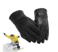 Generico Mittoni - Guantes de invierno para hombre, guantes térmicos, para trabajo, viajes, actividades al aire libre, deportes de motocicleta, construcción, entrega, senderismo, pasear con el perro
