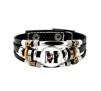 Genérico Mm 2 Abuelita Rodonita Joyería inglesa para hombres y mujeres tiempo versátil tejido perlado artesanía regalo abuela rodonita joyería, 8x12x4cm, Metal, No es una piedra preciosa