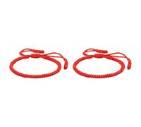 Genérico Mm Ancho Pulsera Joyería Woven Rope Knot Pulseras Para Hombre Mujer Junco Natural Pareja San Valentín Colores Clásico Pulsera, One Size*2, Nankan Wire, No es una piedra preciosa
