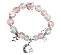 Genérico Mm Natural Hombre 4 Inoxidable Joyería Stylish Adjustable Dainty Strand Pulseras Maman Pulseras Pulsera Anillos, talla única, Plástico, No es una piedra preciosa