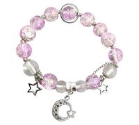 Genérico Mm Natural Hombre 4 Inoxidable Joyería Stylish Adjustable Dainty Strand Pulseras Maman Pulseras Pulsera Anillos, talla única, Plástico, No es una piedra preciosa