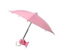 Genérico Mobile Device Shade Umbrella - 170T Silver Cloth Steel Silicone 22x27cm | Smartphone Sun Protector, Tablet Screen Umbrella, Anti Glare Phone Cover, Suction Cup Mount | Travel Protection
