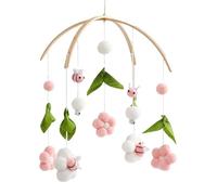 Genérico Mobile For Crib,Hangable Crib Toy - 23x54cm/9.06x21.26 InchesStroller Mobile Toys, Bee and Flower CribMobile For Bassinet, Hangable CribToys For
