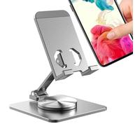 Genérico Mobile Phone Stand 360-degree Rotating - Portable Foldable Cellphone Stand - Multi-Angle Metal PhoneHolder Adjustable Mobile PhoneStand For Tablet
