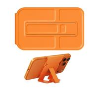 Genérico Mobile Stand Connector - Thin Brace, 10x6.5cm Magnetic Device Mount for Screen Viewing, Gadget Base with Firm Grip, Digital Gear, Sleek Rest for Entertainment Table and Dashboard