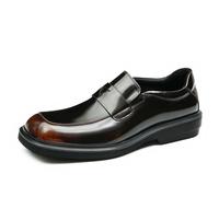 Genérico Mocasines Hombre Elegantes Punta Cuadrada Zapatos Slip On Premium Mocasines de Lujo Business Casual Estilo Italiano Zapatos Formales para Oficina Boda Eventos