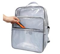 Generico Mochila anti estática grande para ordenador portátil - Clear PVC Flame Retardant 40 x 30 x 15 cm Cold Resistant - ESD Cleanroom Engineer Tool Bag For Work Travel Commute