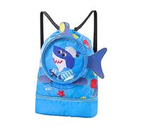 Genérico Mochila Colegio Niño Mochila Deportiva Infantil para Natación con Compartimentos Impermeable y Bolsa Húmeda Separada Diseño Portátil de Moda