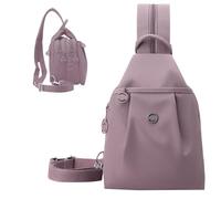 Generico Mochila convertible, bolso cambiador impermeable de 2 vías - Antirrobo de viaje para deporte mujer universidad senderismo trabajo avión festival, Rosa, riferimento alla descrizione