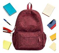 Genérico Mochila De Cartera Universitaria Estampado Leopardo
