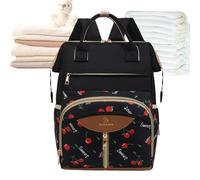 Genérico Mochila de : de viaje para cuidadores de beneficios, de uso principal, función de gestión del bebé con cambiador, detalles para viajes sin problemas, paquete para padres con alma