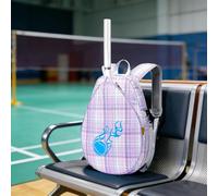Genérico Mochila De Tenis para Niños,Mochila De Deportes Al Aire Libre | de Raqueta de Bádminton | para Niños Niñas Atletas Juveniles Lecciones Torneos Campamento De Verano Escuela Viaje